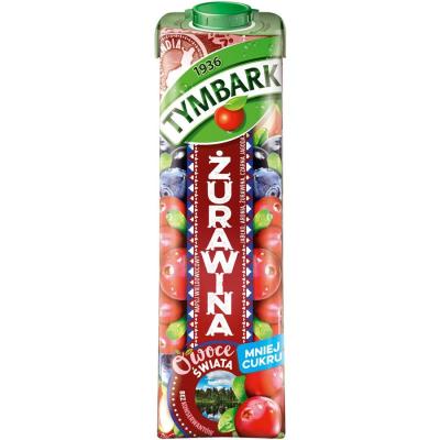 Tymbark Zurawina Cranberry-Blaubeere-Apfel Mehrfruchtgetr&auml;nk 1L