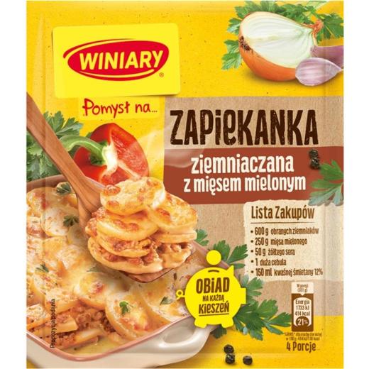 Zapiekanka Ziemniaczana z Miesem Mielonym - Fix Kartoffelauflauf mit Hackfleisch 42g Winiary