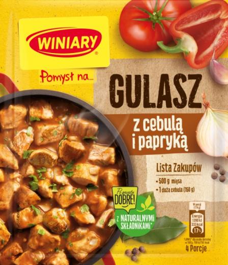 Gulasz z Cebulka i Papryka - Fix Gulasch 47g Winiary