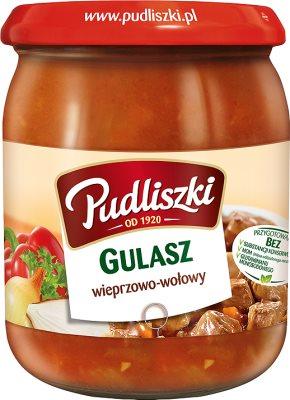 Gulasch aus Schweine- und Rindfleisch Wieprzowo-Wolowy 500g Pudliszki