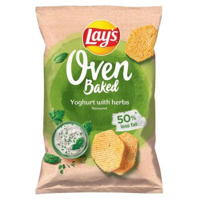 Lays Ofen-Chips Kr&auml;uter-Jogurt Z Pieca Jogurt z Ziolami 125g