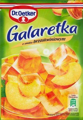 Galaretka polnische G&ouml;tterspeise mir Pfirsichgeschmack 77g Dr. Oetker
