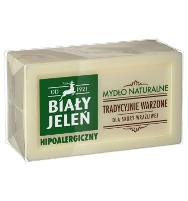 BIALY JELEN Natürliche Hypoallergene Seife  - mydlo naturalne hipoalergiczne /150g POLLENA