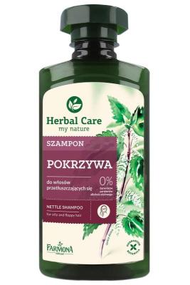 Herbal Care  Szampon do wlos&oacute;w POKRZYWA  330 ml FARMONA