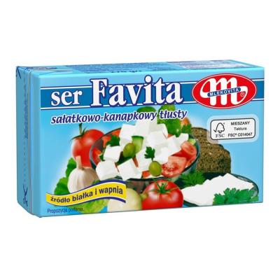Ser Favita Schicht-Käse Fettstufe 18% 270g Mlekovita