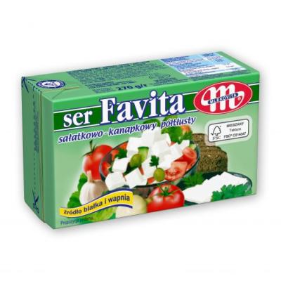 Mlekovita Favita Schicht-K&auml;se Halbfettstufe 16% 270 g