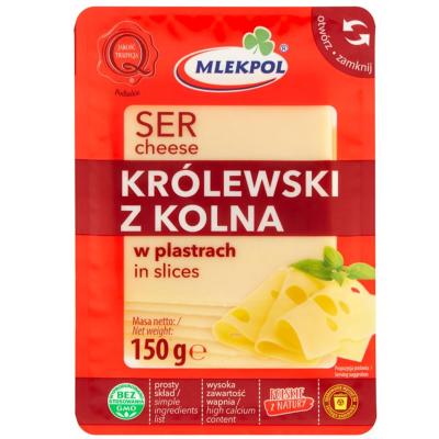 Mlekpol K&auml;se Krolewski z Kolna Scheiben 150 g