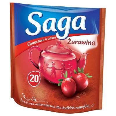 Saga Herbata Zurawinowa 20x1,7g 34g