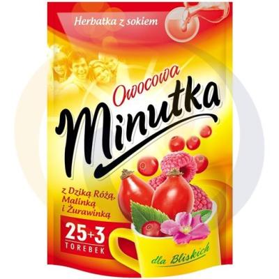Minutka Herbata Dzika Róza - Malina - Zurawina 56g Mokate