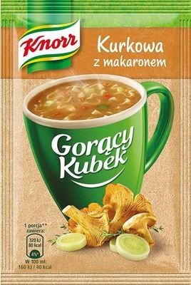 Kopie von Knorr Goracy Kubek  Pfifferlingesuppe mit Nudeln 13g