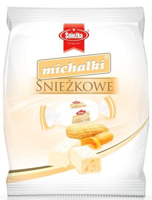 Michalki Biale Sniezkowe - Schokobonbons in Weißer Glasur 250g Sniezka