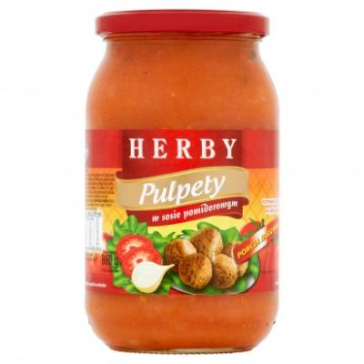 Pulpety - Fleischbällchen in Tomatesoße 880g Herby