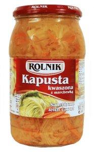 Kapusta Kwaszona z Marchewka - Sauerkraut mit Möhren 850g