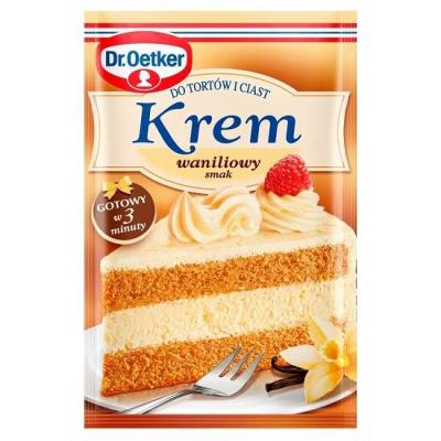 Torten Creme Vanille - Krem do tort&oacute;w waniliowy 120g Dr. Oetker