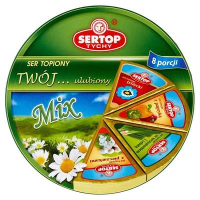 Serek Topiony Mix - Schmelzk&auml;se versch. Geschmacksrichtungen 140g Sertop