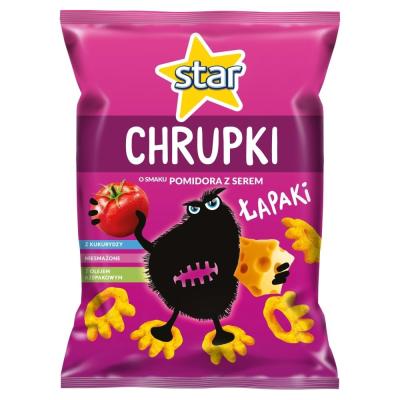 Chrupki Lapki - Chips mit Tomaten-K&auml;se-Geschmack 125g Star
