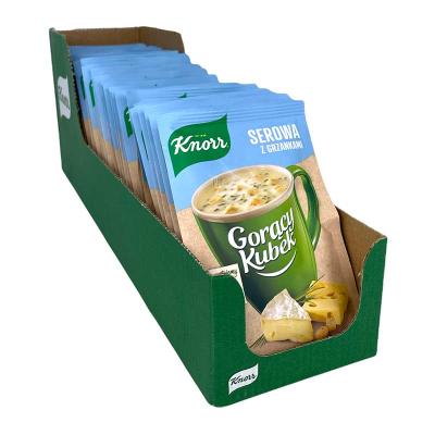 32x Knorr Goracy Kubek  Käsesuppe mit Croutons 22g