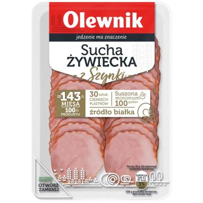 Zywiecka sucha z Szynki - Trockenwurst 80g Olewnik