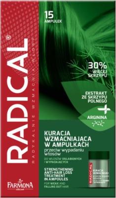 Farmona Radical Kuracja wzmacniajaca w ampulkach przeciw wypadaniu wlos&oacute;w 15 x 5 ml