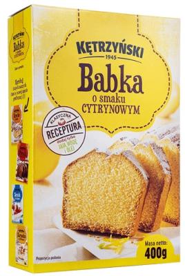 Ketrzynski Babka o smaku Cytrynowym - Backmischung f&uuml;r Zitronenkuchen 400g