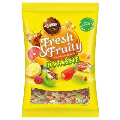 Galaretki Fresh &amp; Fruity Kwasne  - Geleekonfekt Sauer 1Kg Wawel