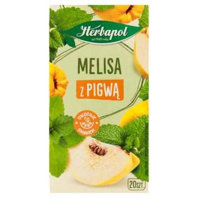 Herbata Melisa z Pigwa - Früchtetee Melisse Quitte 20*1,75g Herbapol