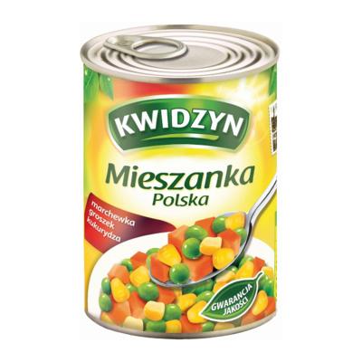 Mieszanka Polska do Salatek - Polnische Gemüsemischung 400g Kwidzyn