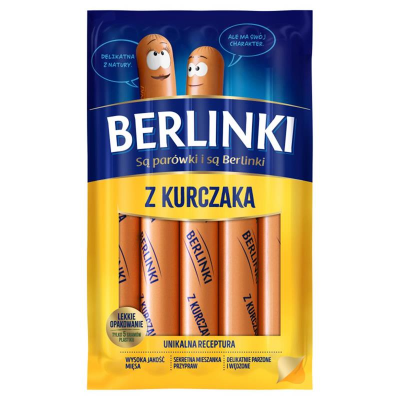 Berlinki z Kurczat - Gefl&uuml;gelbockw&uuml;rstchen 250g