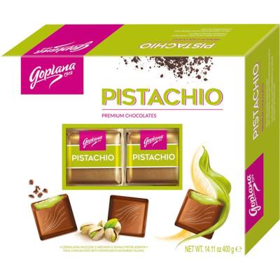 Goplana Pistachio Premium Chocolates - Milchschokoladencreme mit Pistaziengeschmack 400g