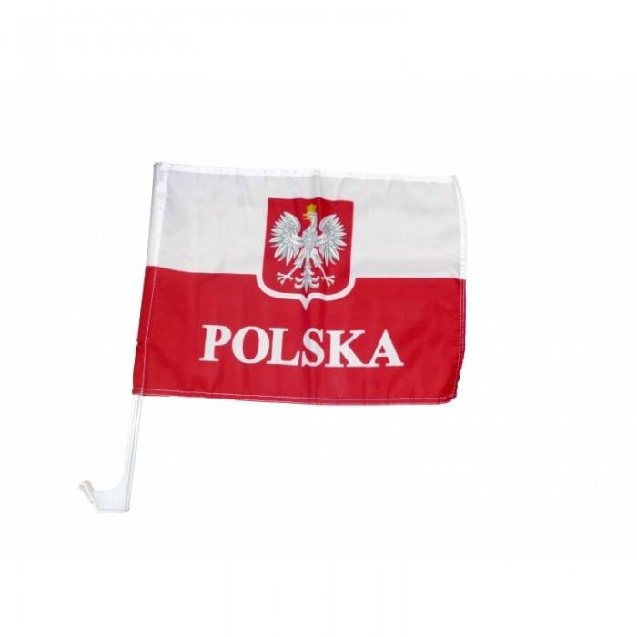 Sportfanshop24 2 Stück/1 Paar Autoflagge/Autofahne Polen mit  Adler/Wappen/Adler/Polska/Poland - Fahne/Flagge für Auto 2X - car Flag :  : Auto & Motorrad