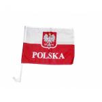Flagi samochodowe Orzel Polska - Autofahnen Polen mit Adler 2 sztuki