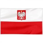 Flaga szyta z Orlem - Polnische Flage mit Adler 100 x 60cm