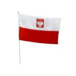 Choragiewka Flaga Polski orzel - Polnische Fahne am Stock...