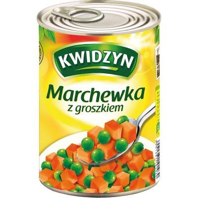 Marchewka z Groszkiem -  Karotten & Erbsen 400g Kwidzyn