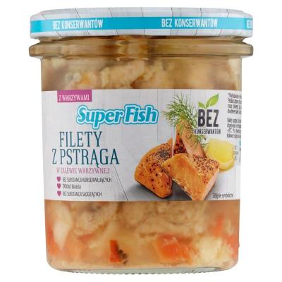 Filety z Pstraga w zalewie warzywnej 300g SuperFish