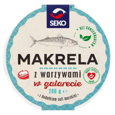 Makrela z warzywami w galarecie - Makrele mit Gem&uuml;se im Aspik 200g Seko