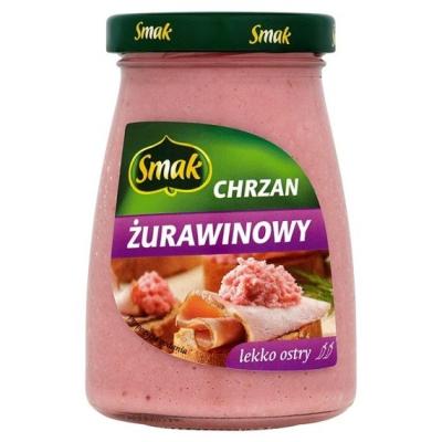 Meerettich mit Cranberry Chrzan Zurawinowy 175g
