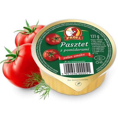 Pasztet z Pomidorami - Geflügel-Brotaufstrich mit Tomaten 131g Profi