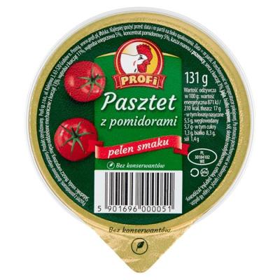 Profi Wielkopolski Pasztet z drobiem i pomidorami 131 g