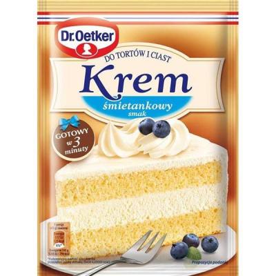 Dr. Oetker Krem do tort&oacute;w i ciast - smietankowy 120g