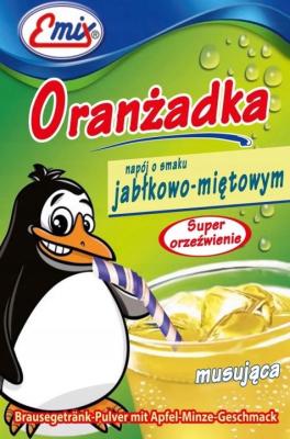 Oranzadka Jablko-Mieta Brausegetränk Apfel-Milnze 16g Emix