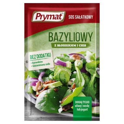 Sos Salatkowy Bazyliowy - Salatdressing Basilikum Chia 10g Prymat