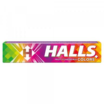 Halls Colors - Mehrfrucht Dragees 33,5g