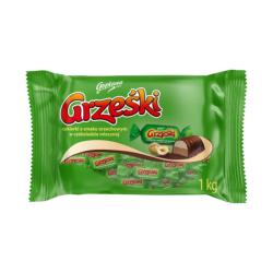 Grzeski Cukierki Orzechowe - Konfekt m. Nussgeschmack 1Kg