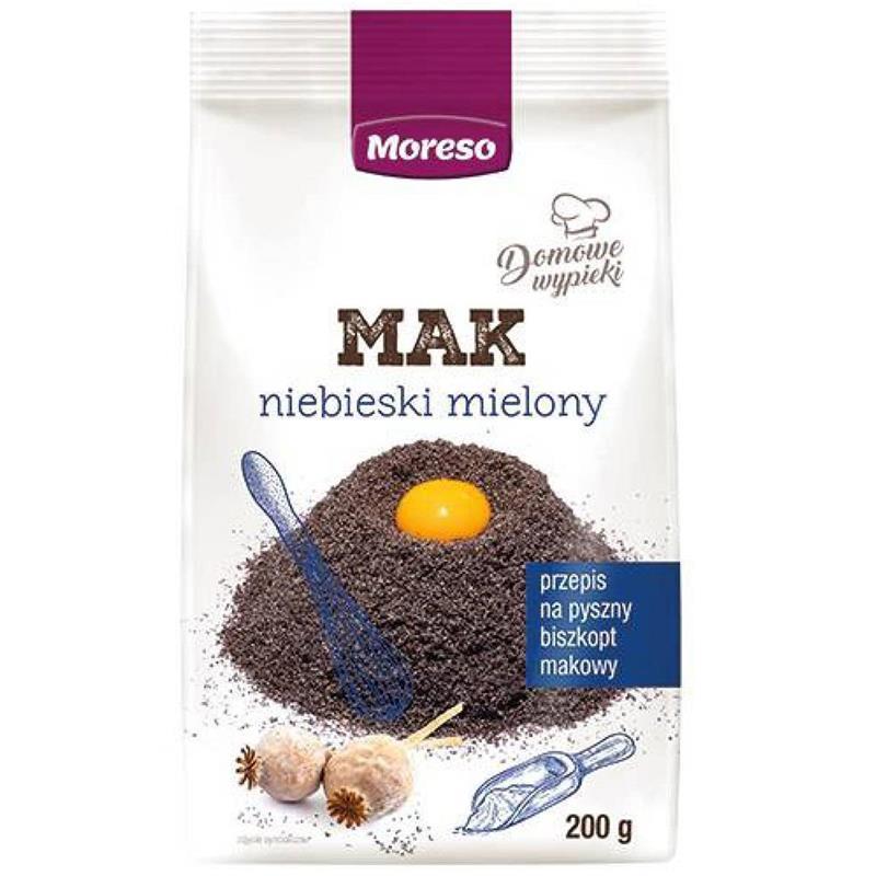 Mak mielony - Mohn gemahlen 200g Moreso, 2,99 €