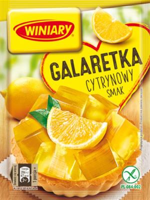 Winiary Galaretka Götterspeise mit Zitronengeschmack 71g