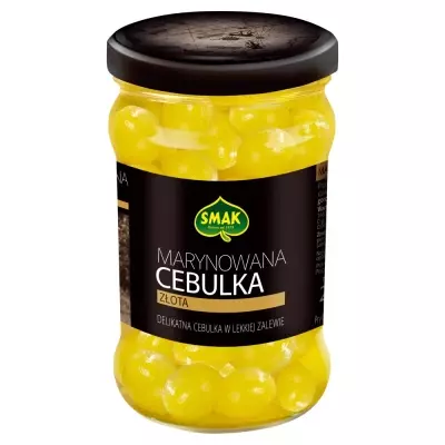 Cebulka Zlota Marynowana - Goldene Eingelegte Zwiebeln 170g  Smak