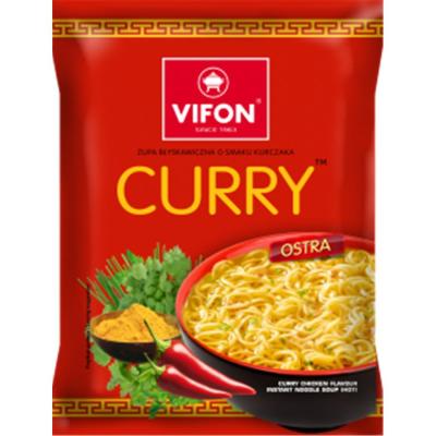 Vifon Kurczak Curry Curry Huhn Instant-Nudelsuppe 70g
