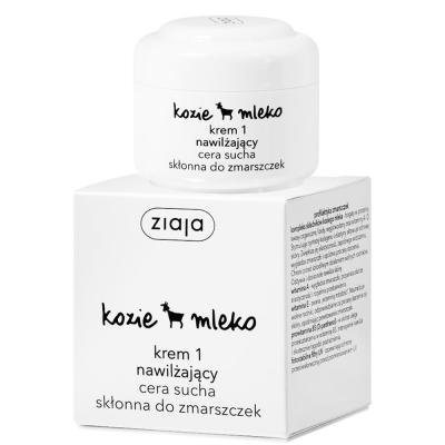 Krem Nawilzajacy Kozie Mleko 1 - Feuchtigkeitscreme für Trockene Haut 50ml Ziaja