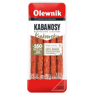 Kabanosy Krakowskie - Krakauer Würstchen 90g Olewnik